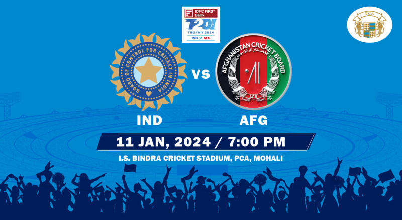 India vs Afghanistan T20I Mohali Tickets